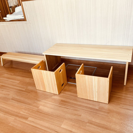 なかよしライブラリー 保育園家具 テーブル ベンチ