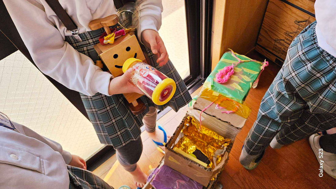 なかよしライブラリーの木のおもちゃロボットクン モーリー