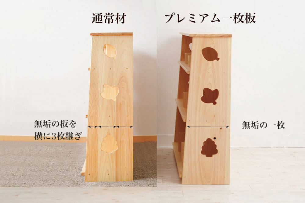 「僕と私の本棚」材料を選択できます