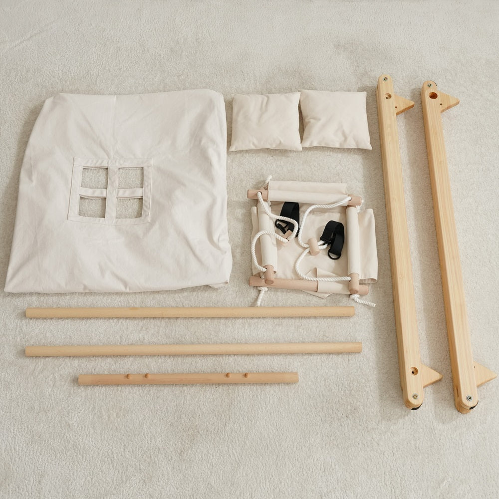 Indoor swing/play tent