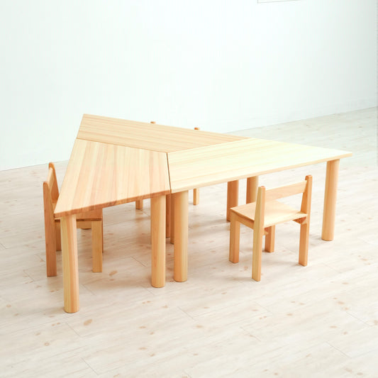 Trapezoidal table