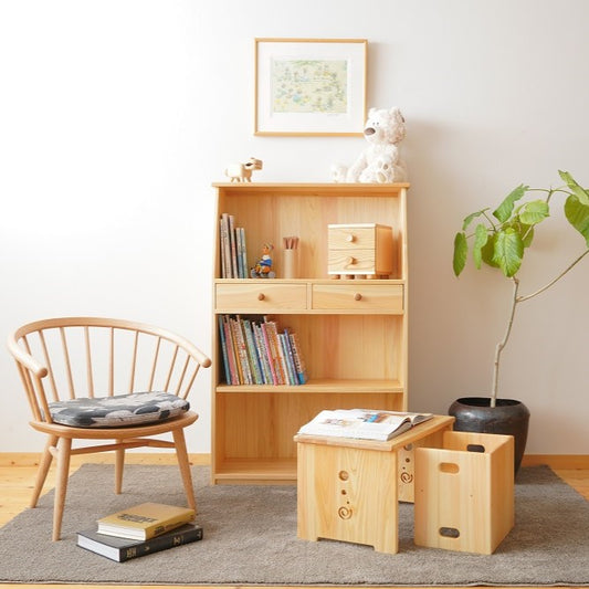 A chest for securely storing school supplies