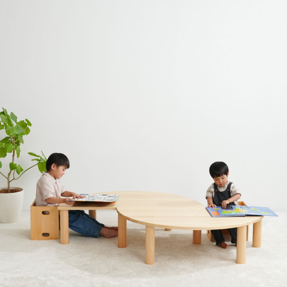 Cypress half table