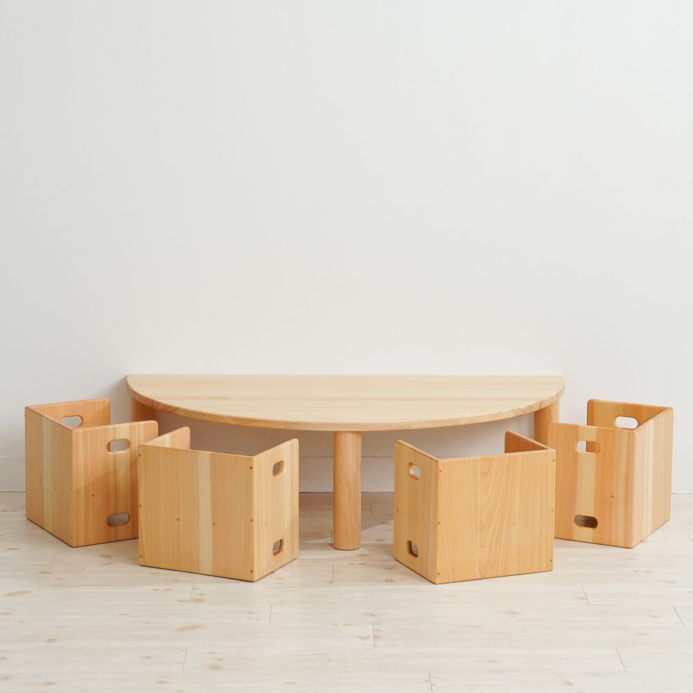 Cypress half table