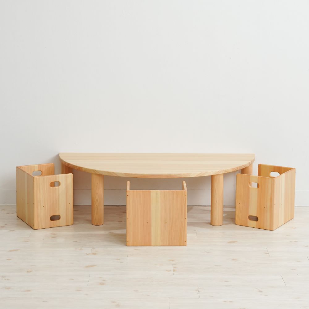 Cypress half table
