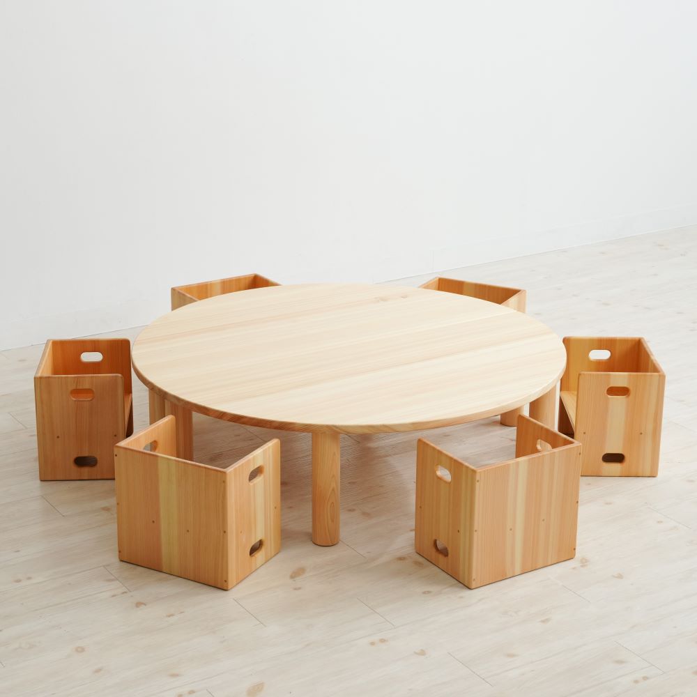 Cypress half table