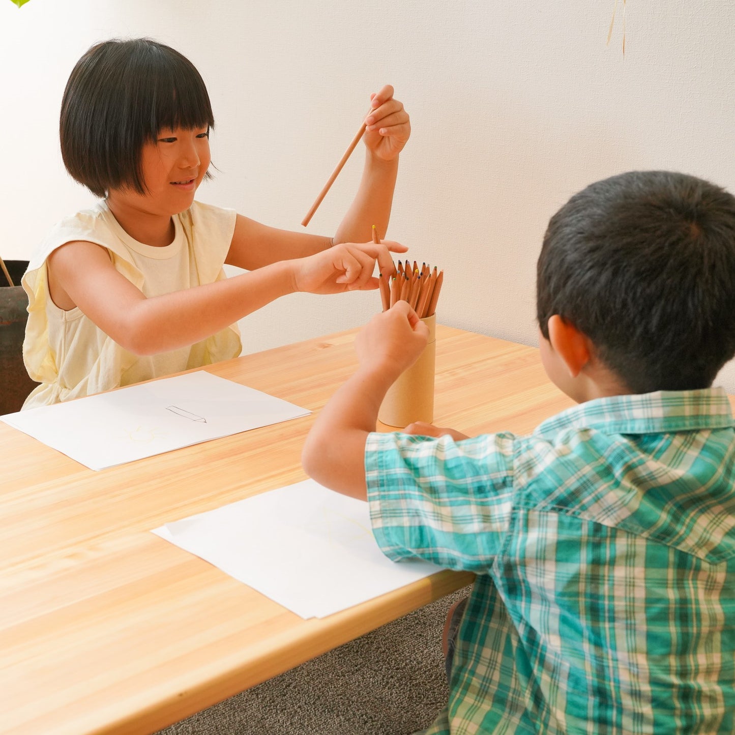 Rectangular corner table