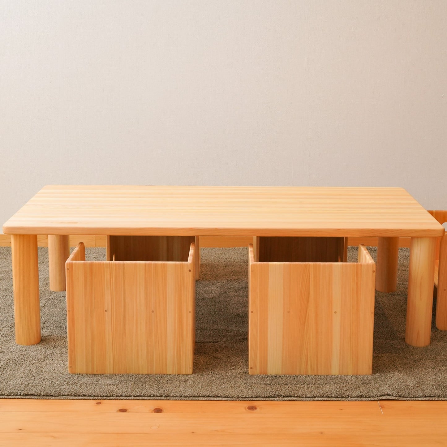 Rectangular corner table