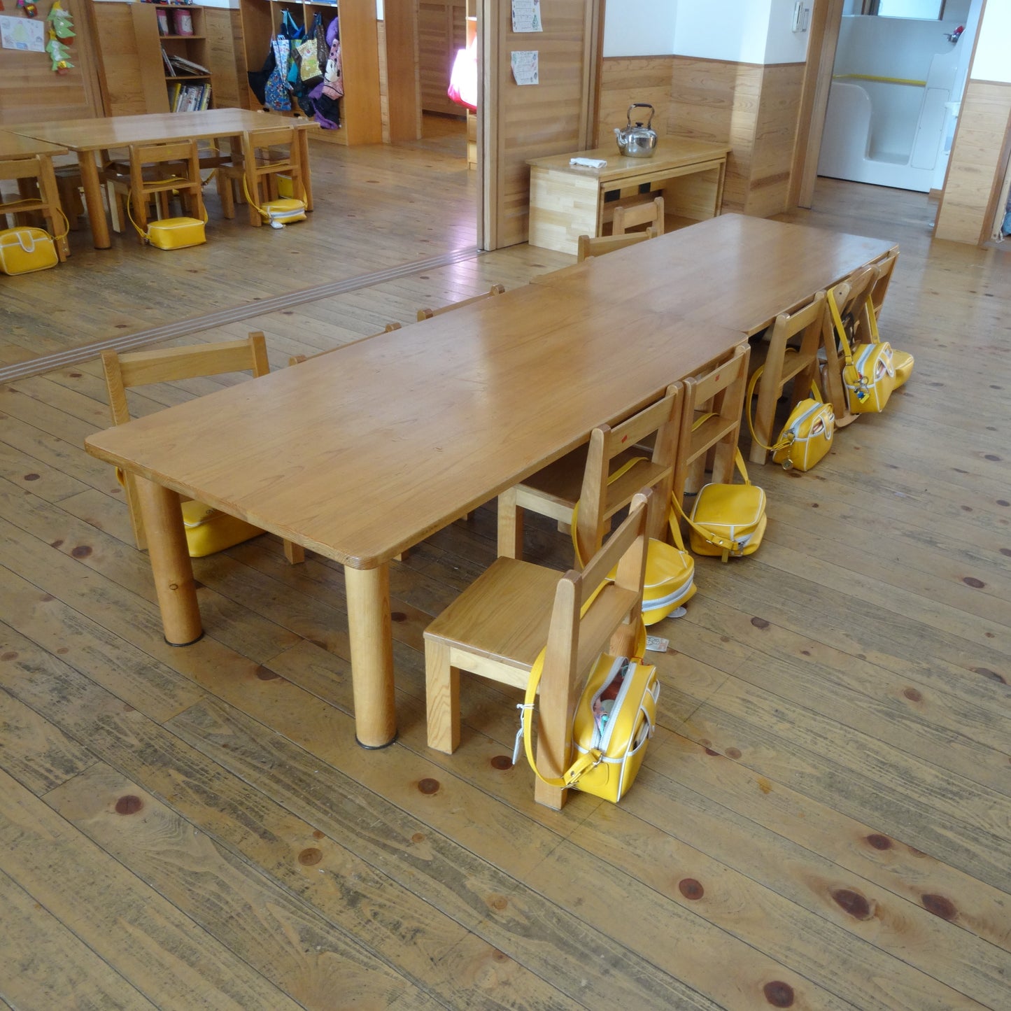 Rectangular corner table