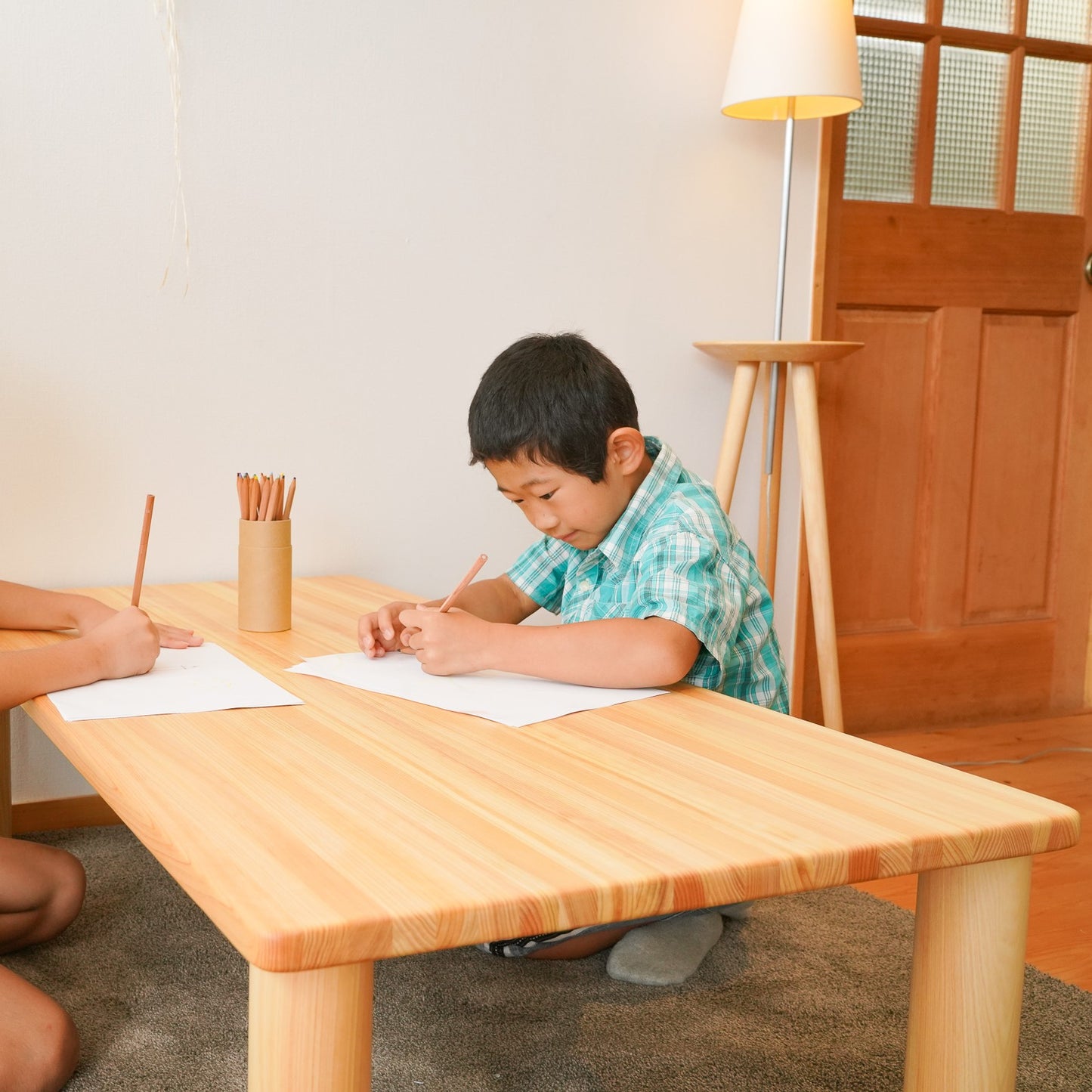 Rectangular corner table