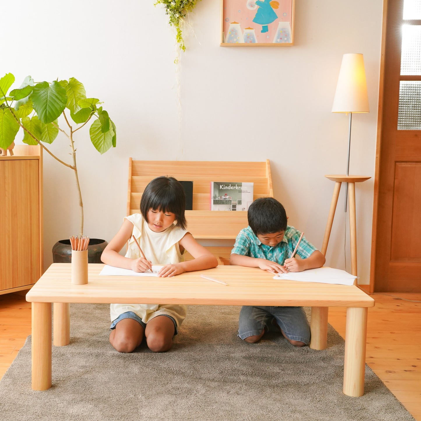 Rectangular corner table