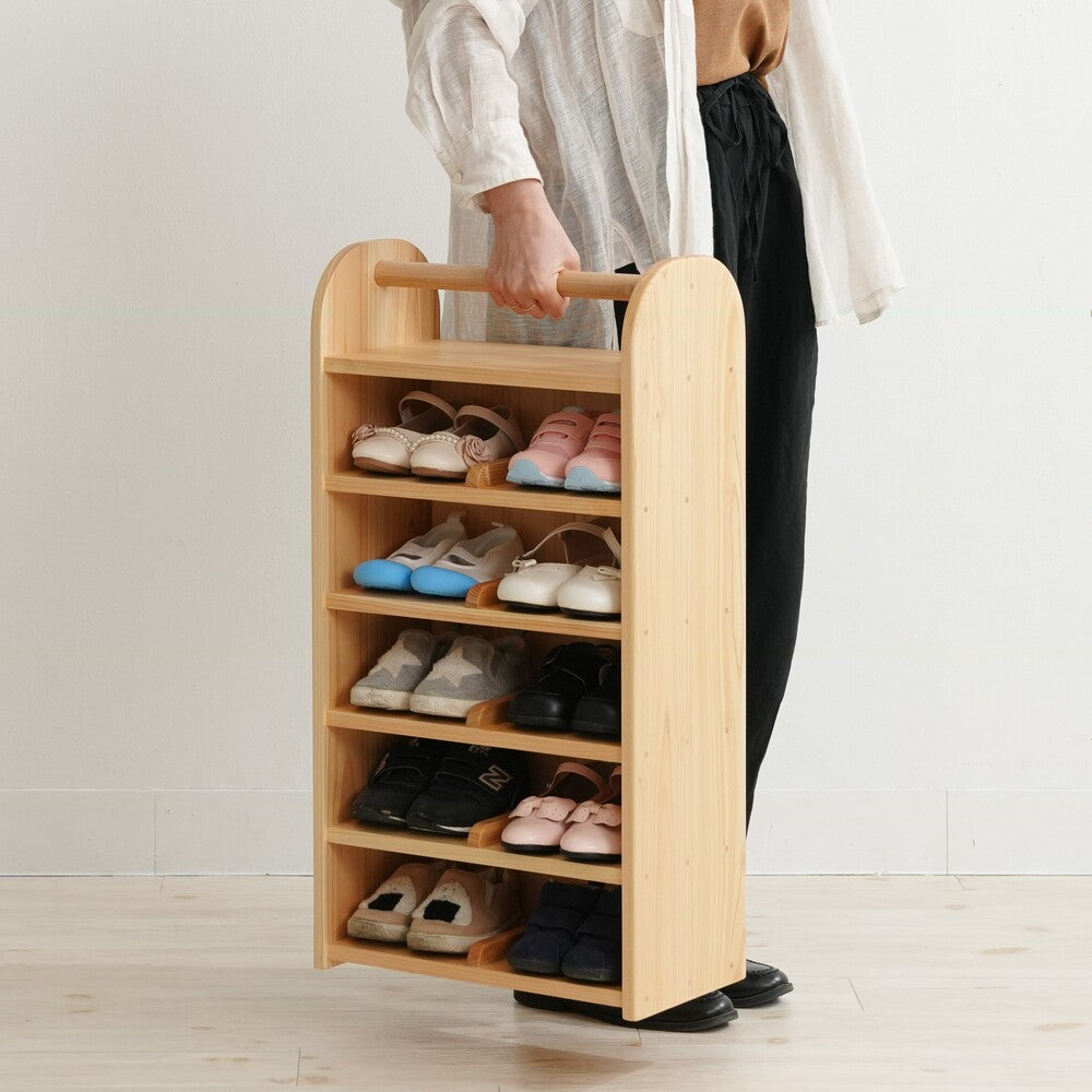 Portable shoe rack
