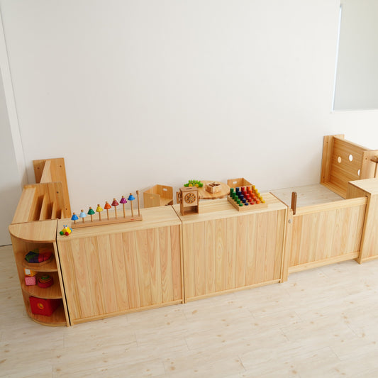 保育園の仕切り家具シリーズ