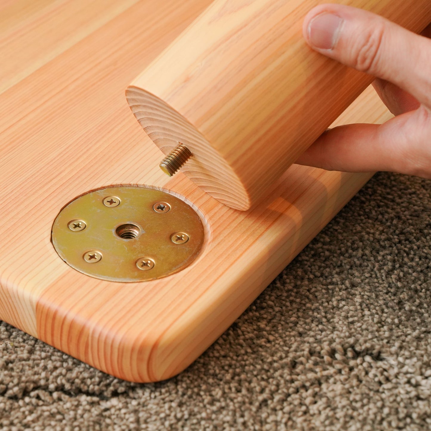 Square corner table