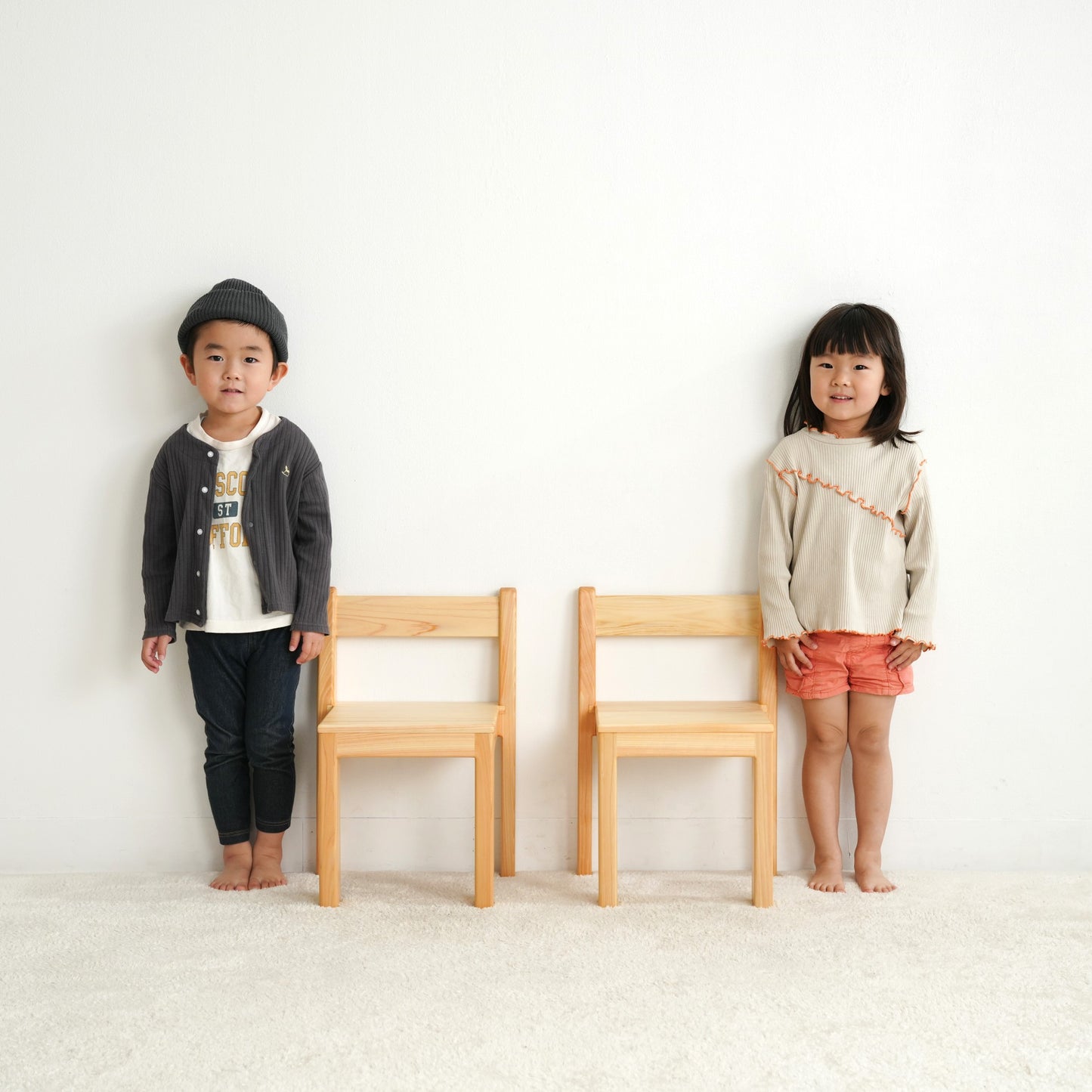 Stacked chairs