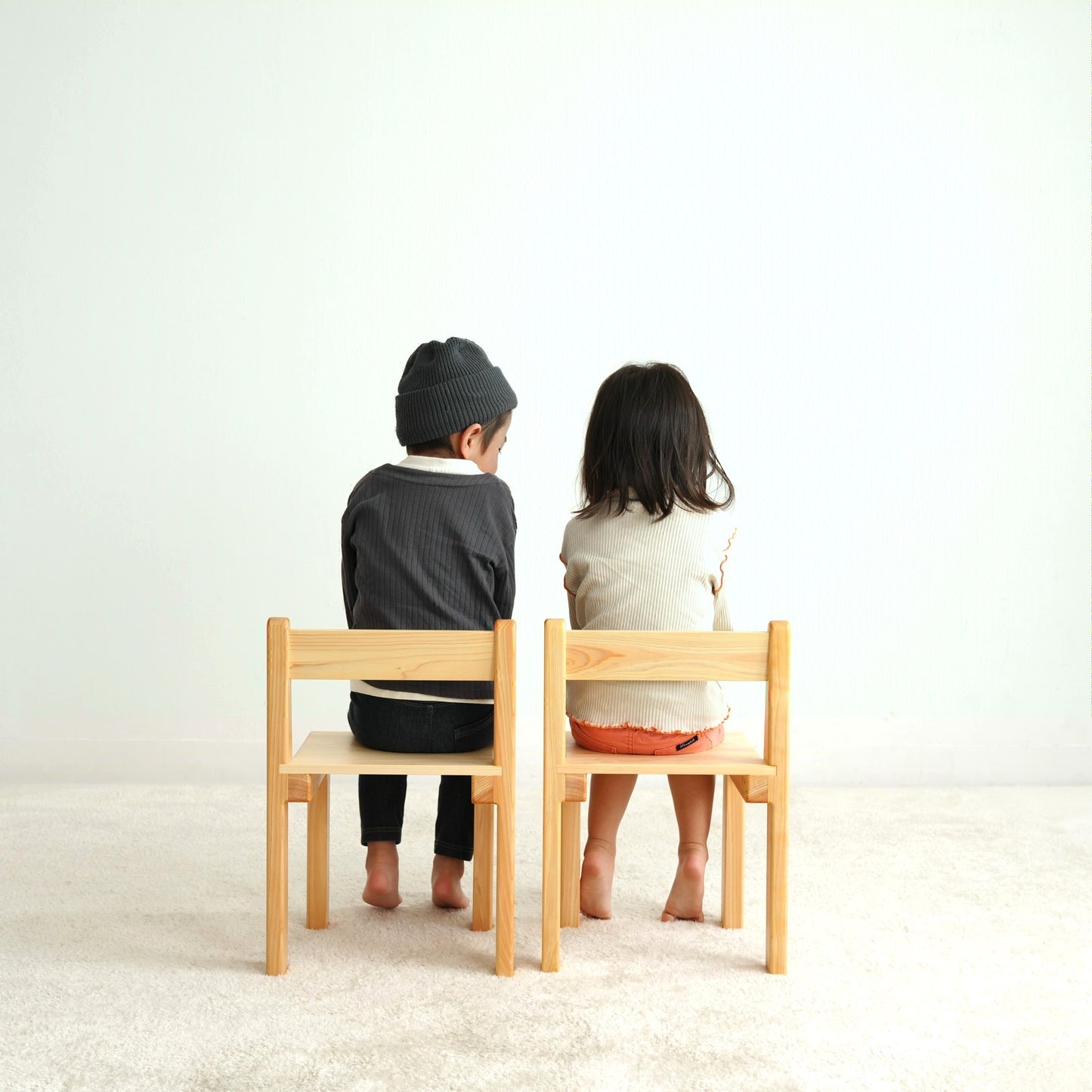 Stacked chairs