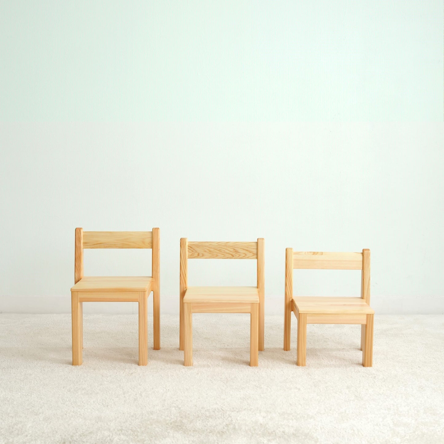 Stacked chairs
