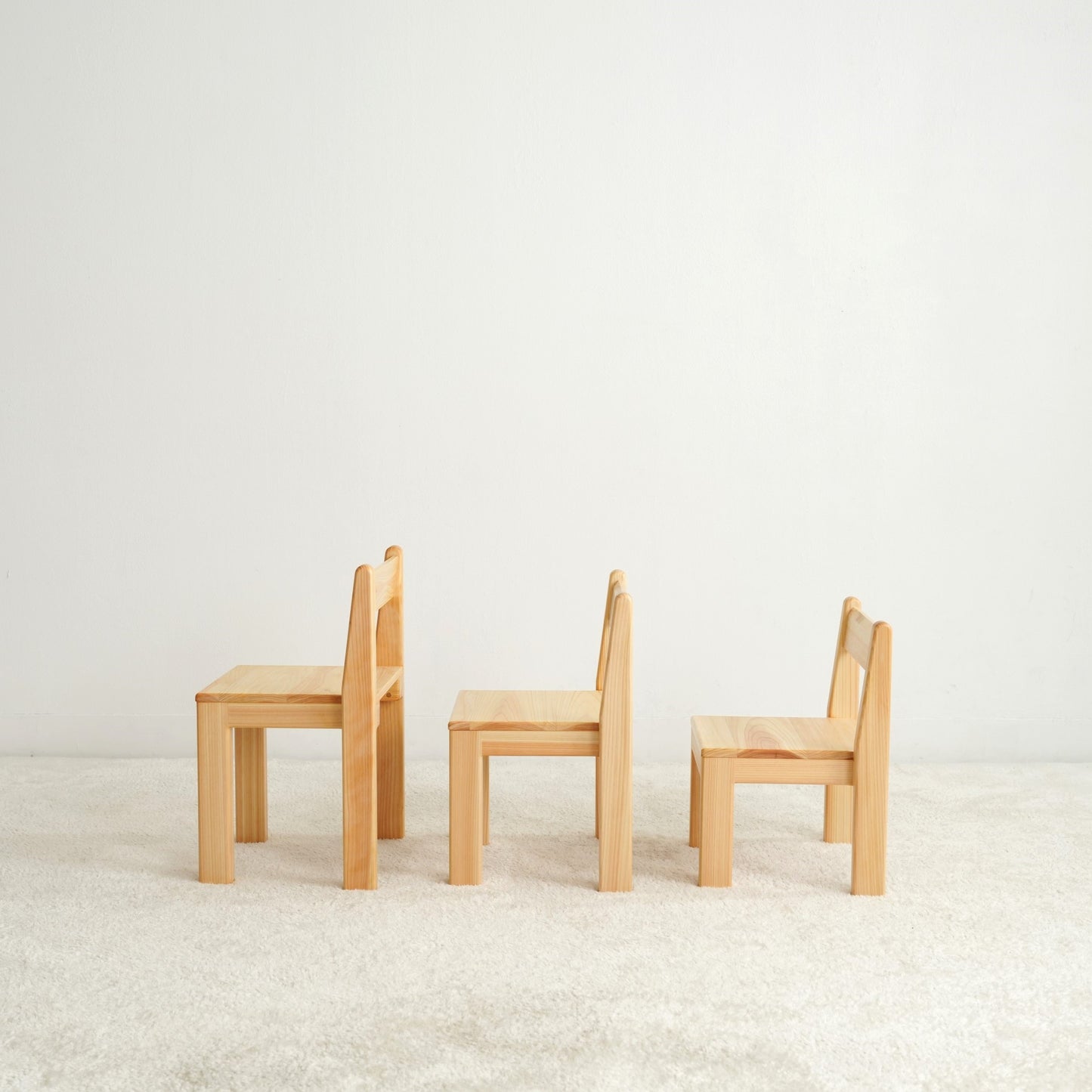 Stacked chairs