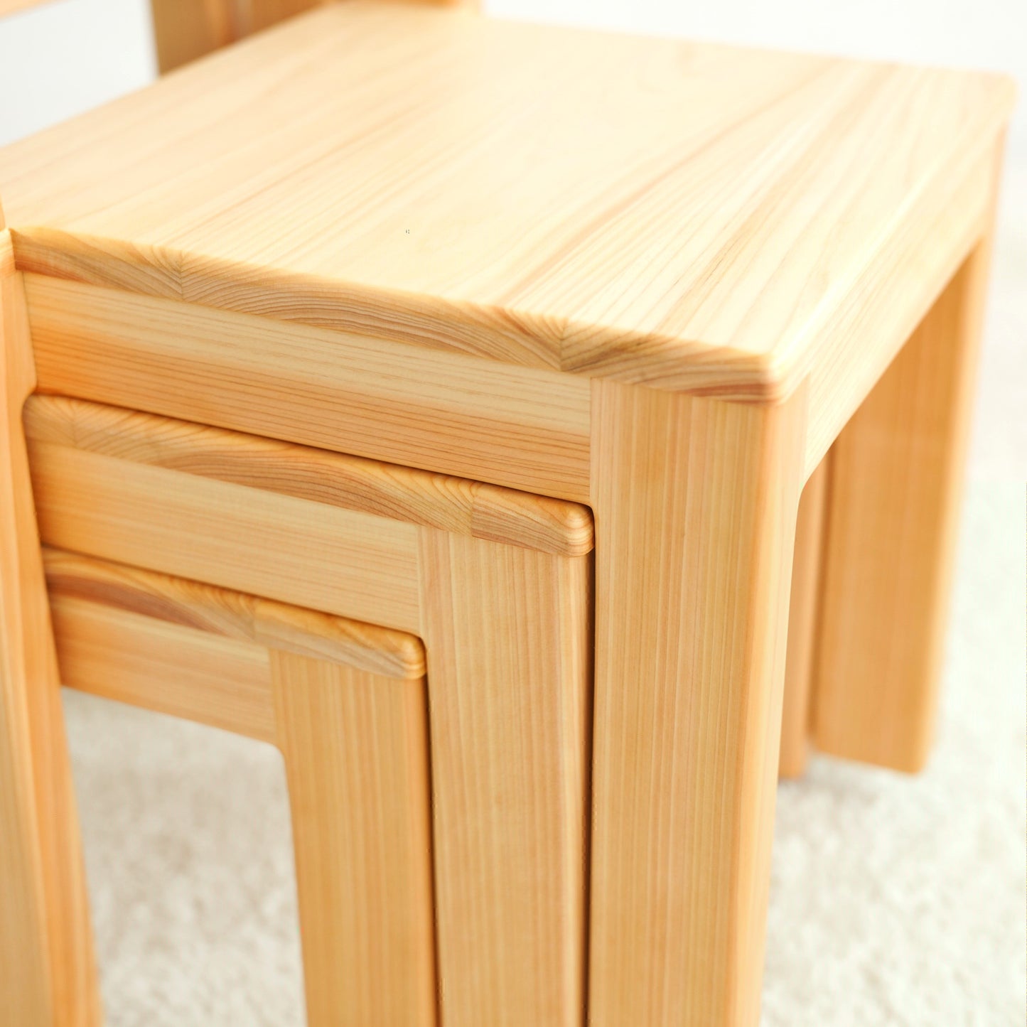 Stacked chairs
