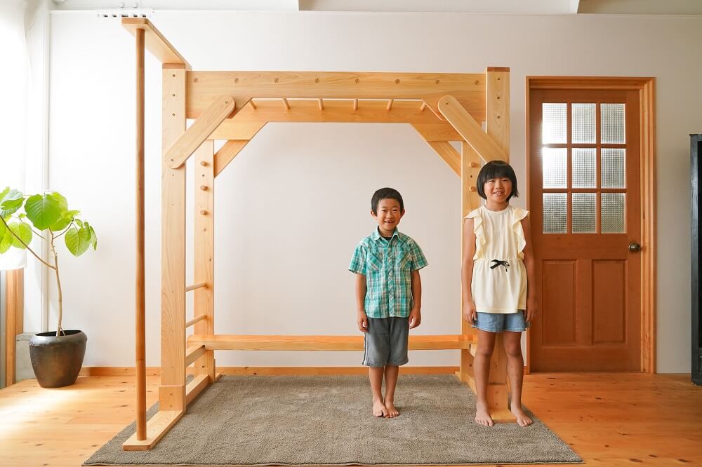 Indoor monkey bars