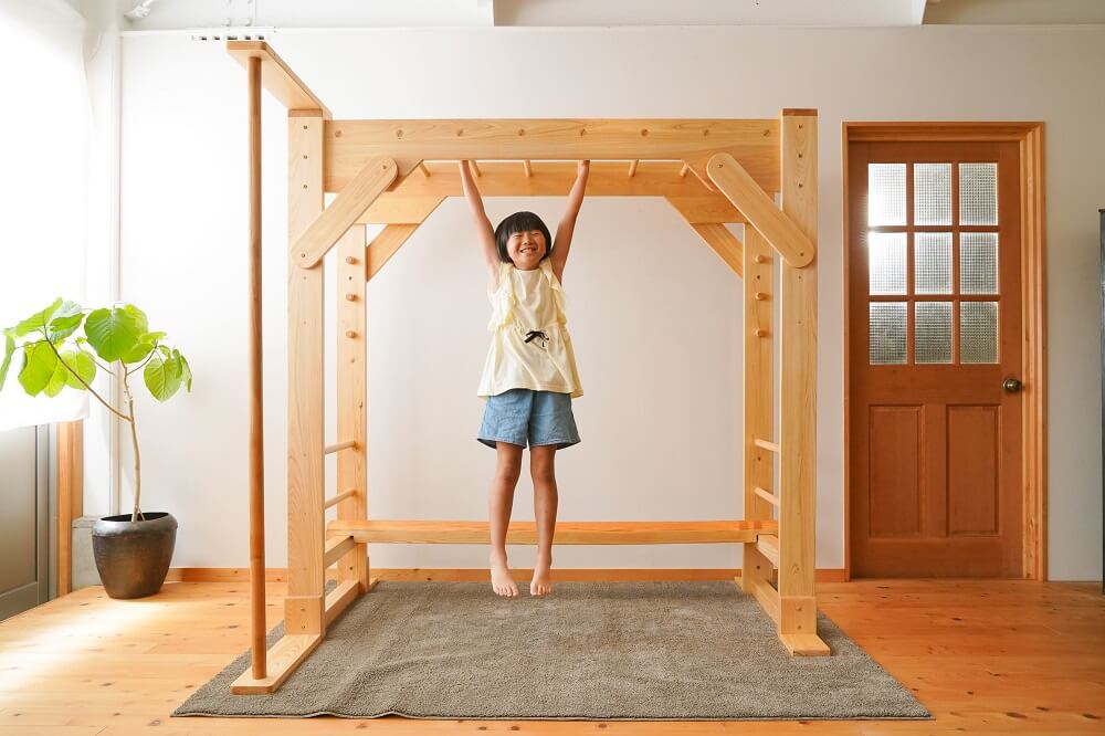 Indoor monkey bars