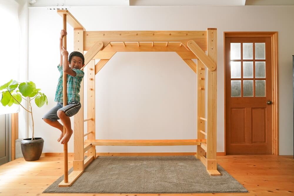Indoor monkey bars