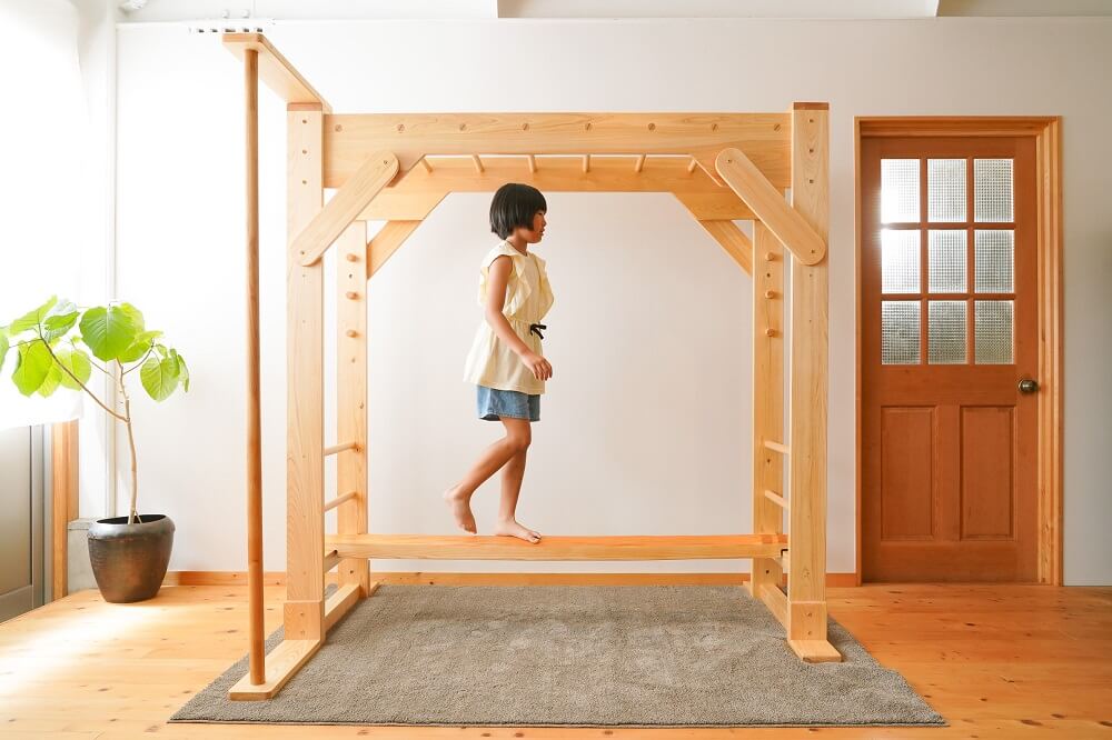 Indoor monkey bars