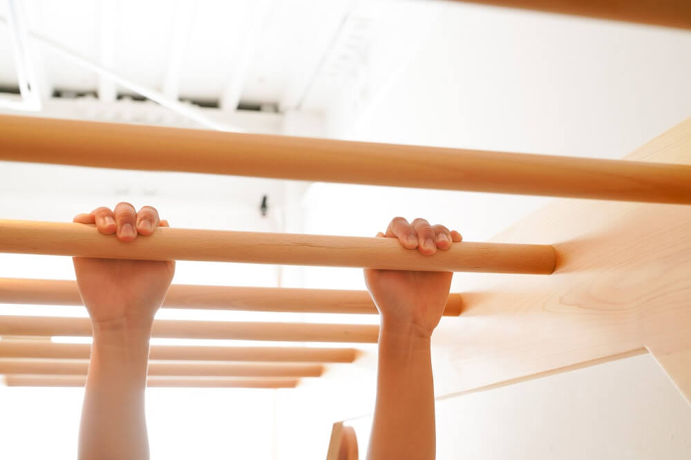 Indoor monkey bars