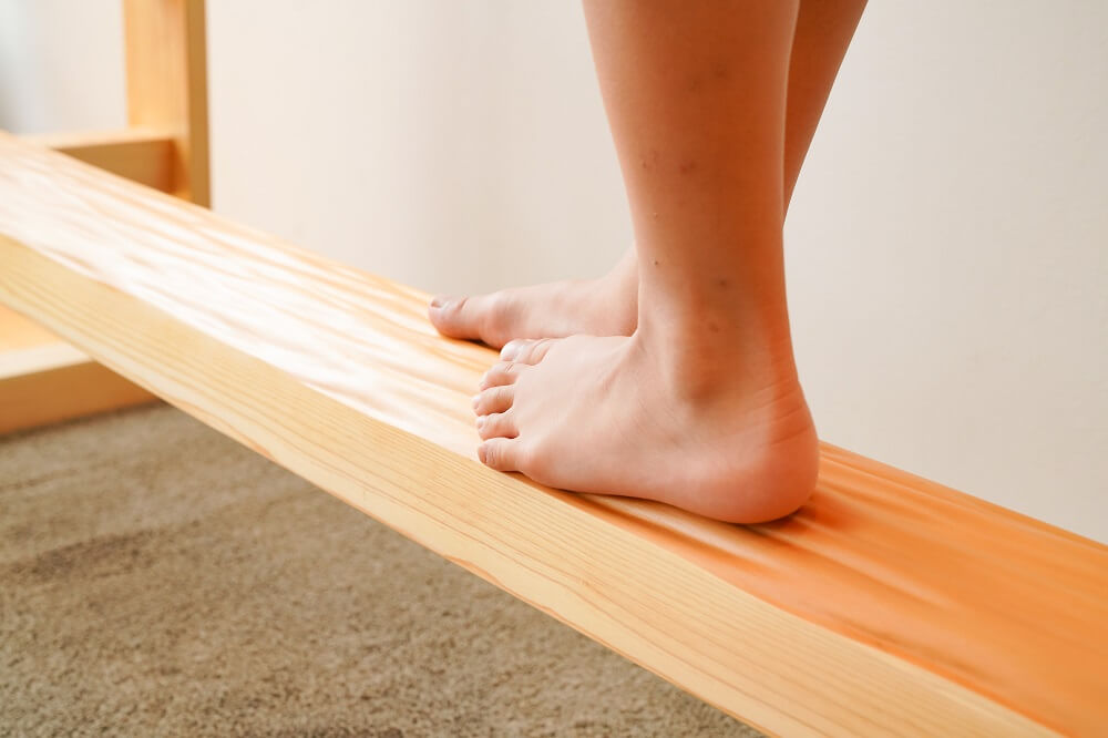 Indoor monkey bars