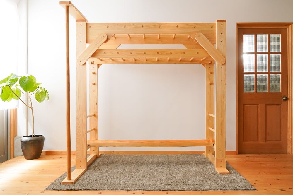 Indoor monkey bars