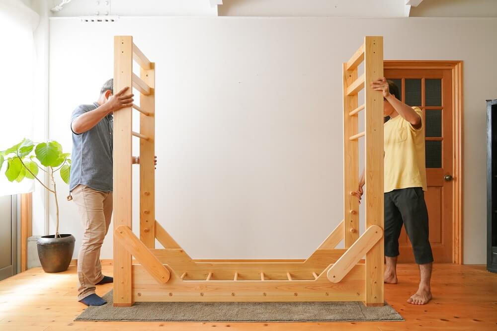 Indoor monkey bars
