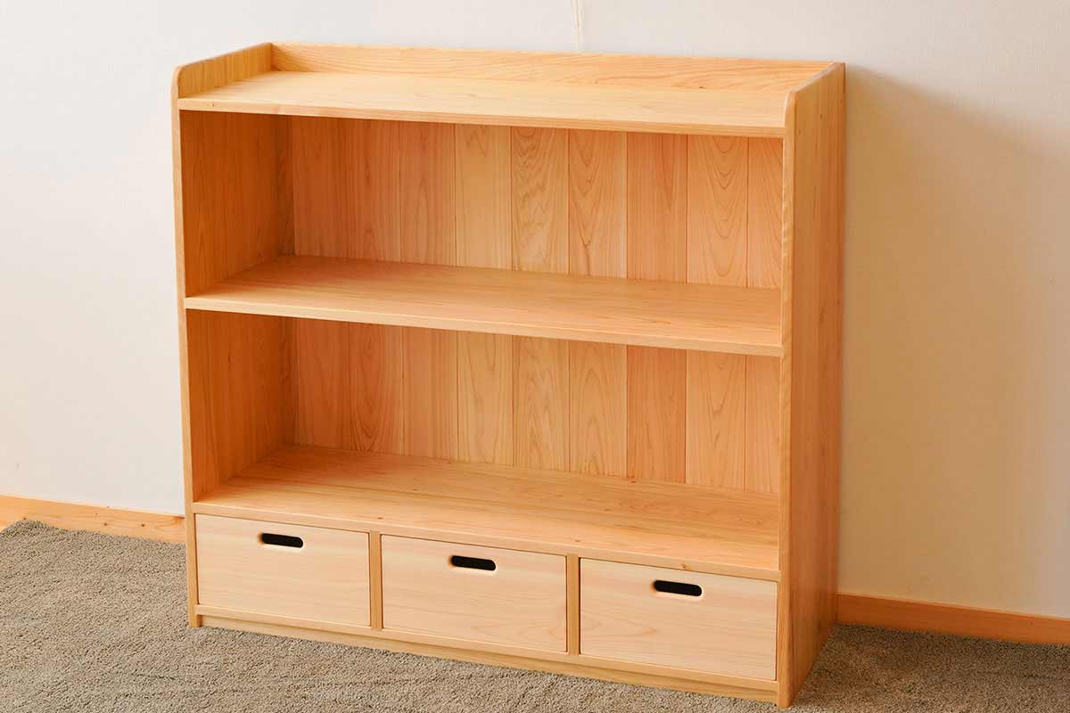 Picture book and toy shelf 100cm