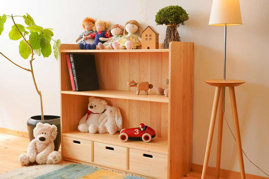 Picture book and toy shelf 100cm