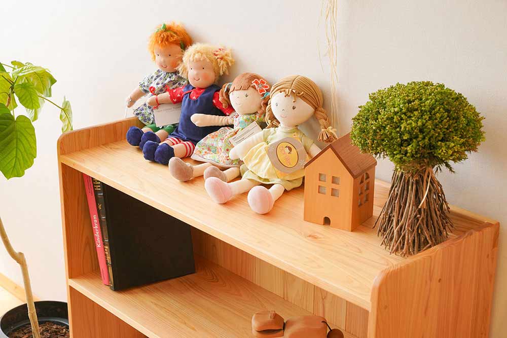 Picture book and toy shelf 100cm