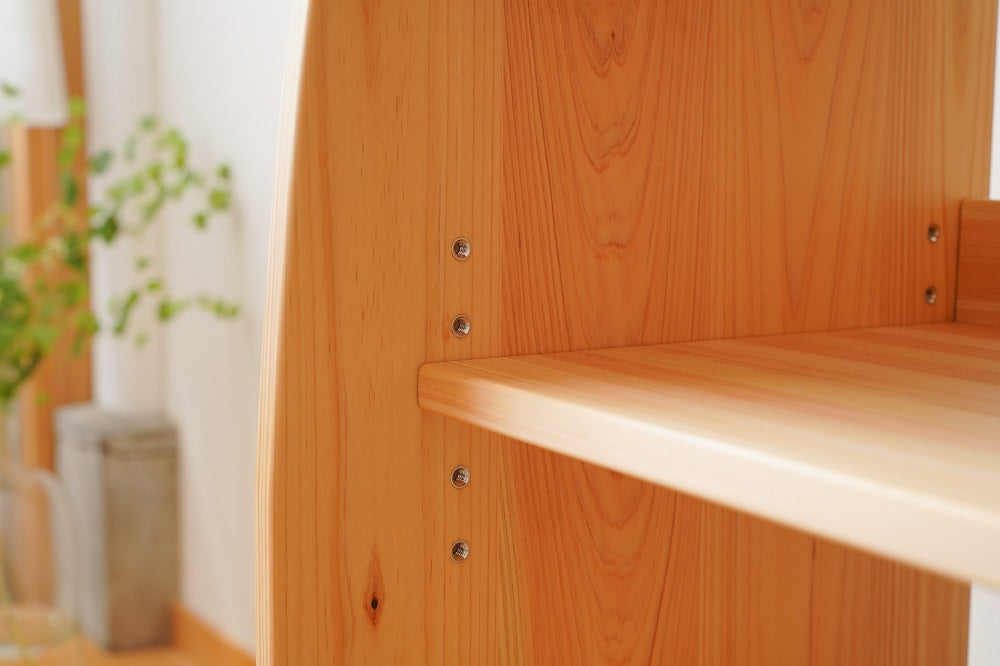 Movable shelf with 3 toy boxes