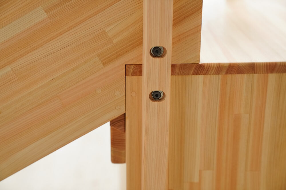 Wooden indoor playground equipment, staircase slide