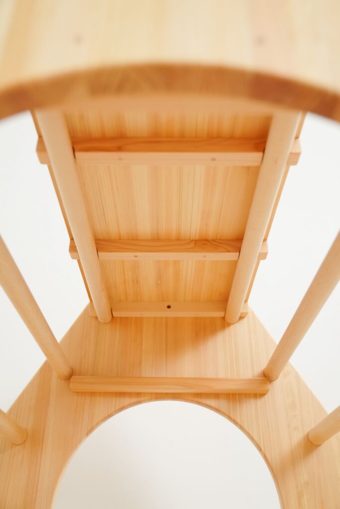 Wooden indoor playground equipment: climbing platform + slide