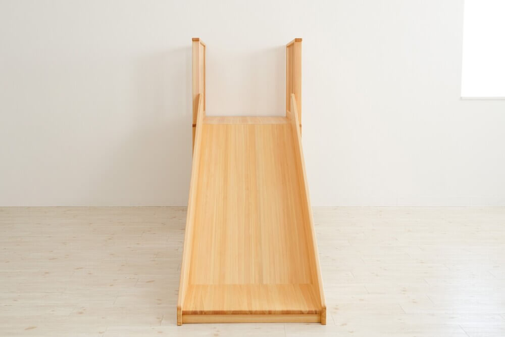 Wooden indoor playground equipment, large slide