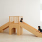 木製室内遊具大きな滑り台