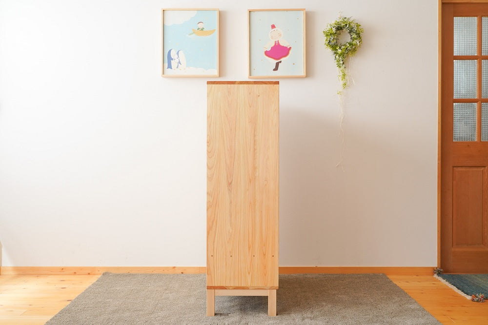 Clothes and backpack storage shelf