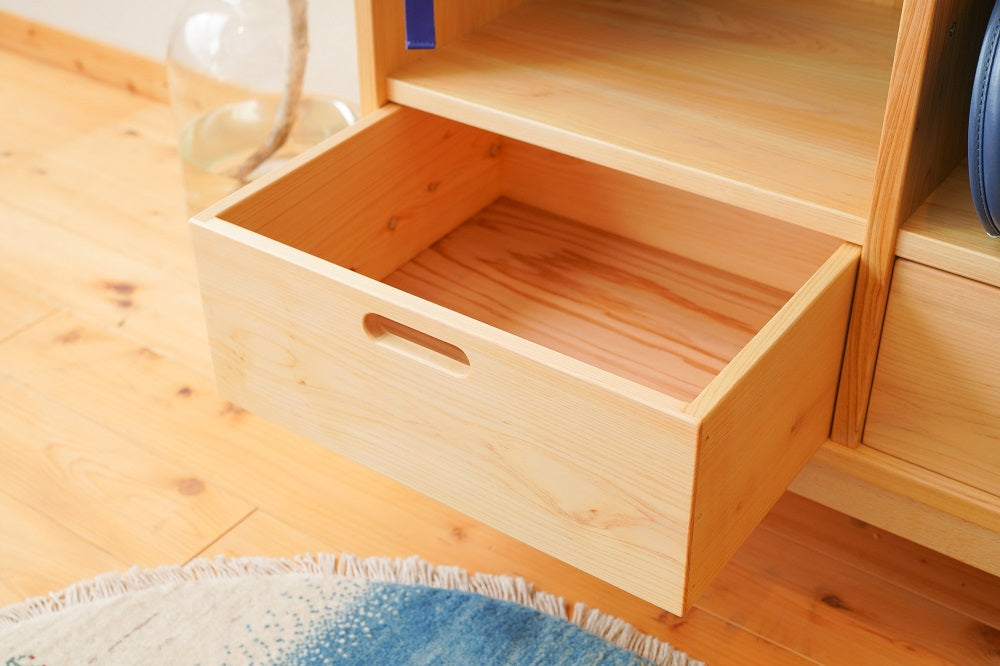 Clothes and backpack storage shelf