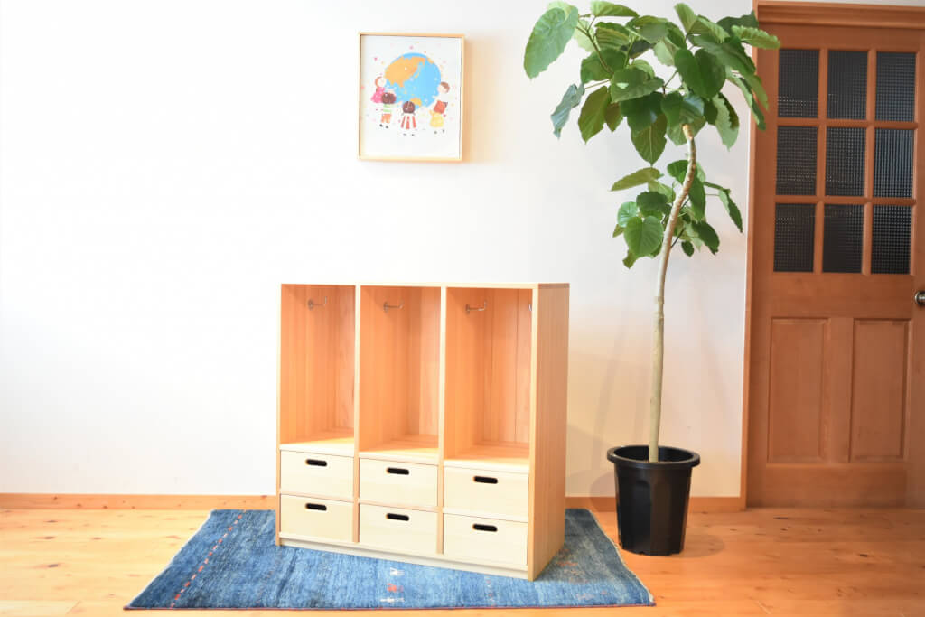 3-row 6-person lockers