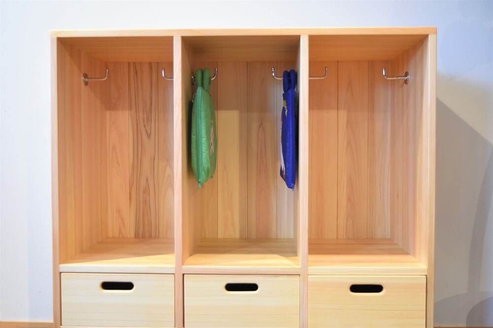 3-row 6-person lockers