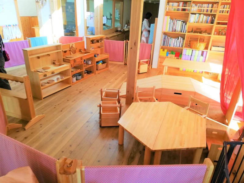 大阪府　迦の森こども保育園　室内遊具