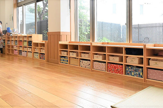 大阪府　スマイルキッズ　収納ロッカー