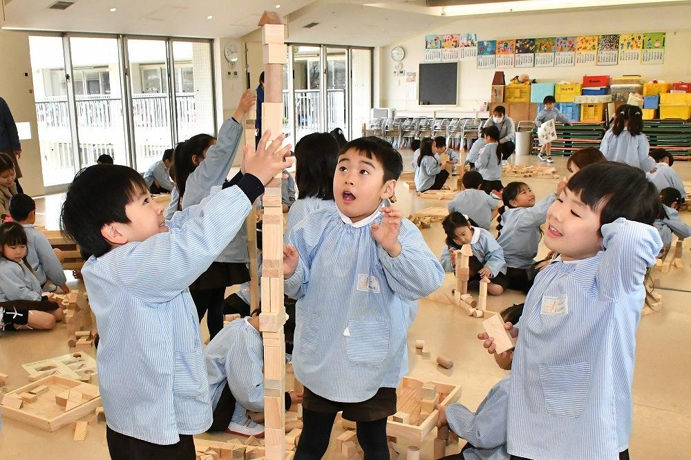 100人の子どもたちとつくる「大きな街」(兵庫県　慈愛幼稚園様)