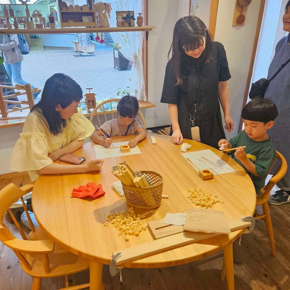 カンナを使ったお箸づくりワークショップを開催しました🥢🌳
