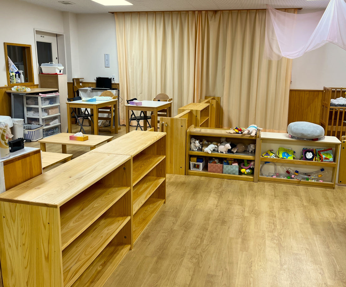 香川県　高松くりの木学舎　仕切り家具