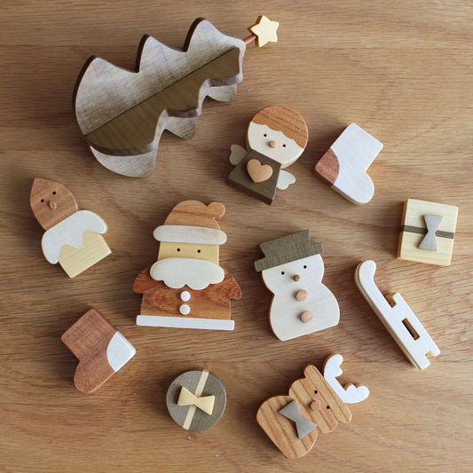 Wooden Christmas Set 2024 