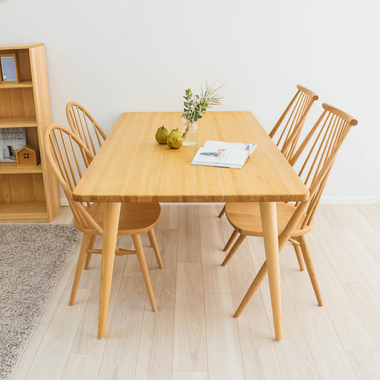 Rounded rectangular dining table 